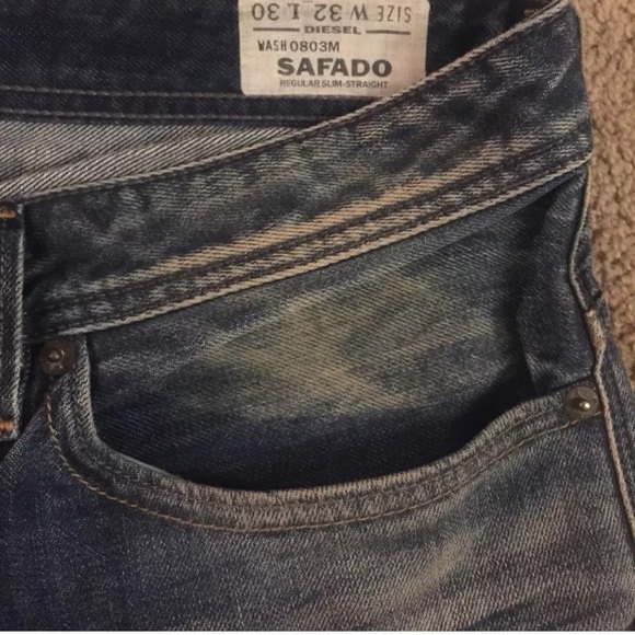 Men’s Diesel Industry Jeans size 32x30 SAFADO - Picture 6 of 6